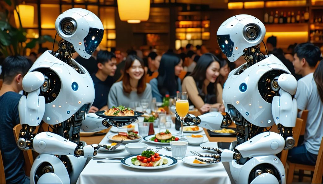 robot waiters and servers