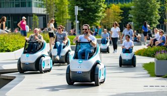 rideable robots for disabled mobility