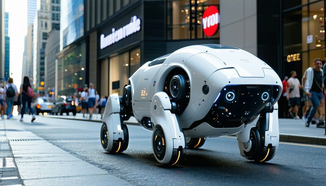 quadruped robots for delivery