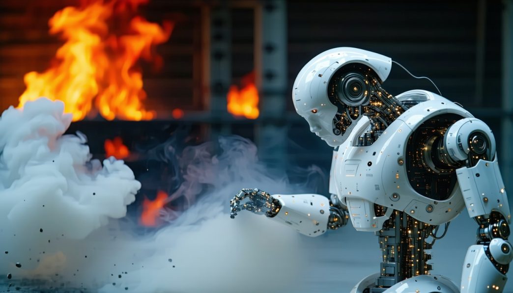fire and hazard detection in robots