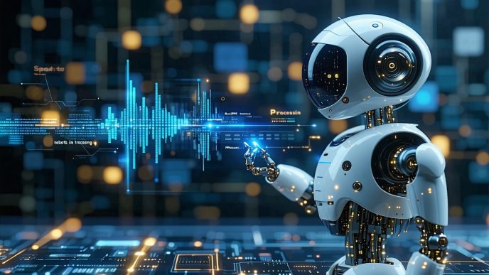 speech to text processing in robots