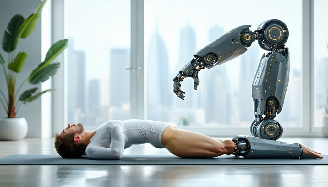 robot stretching and massage systems