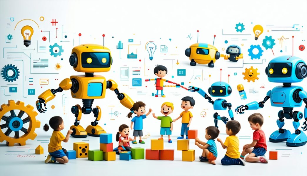 robots teaching teamwork and problem solving