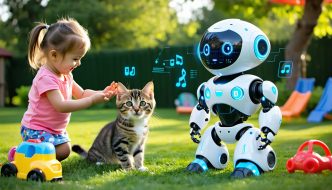 robot activity tracking for pets and kids