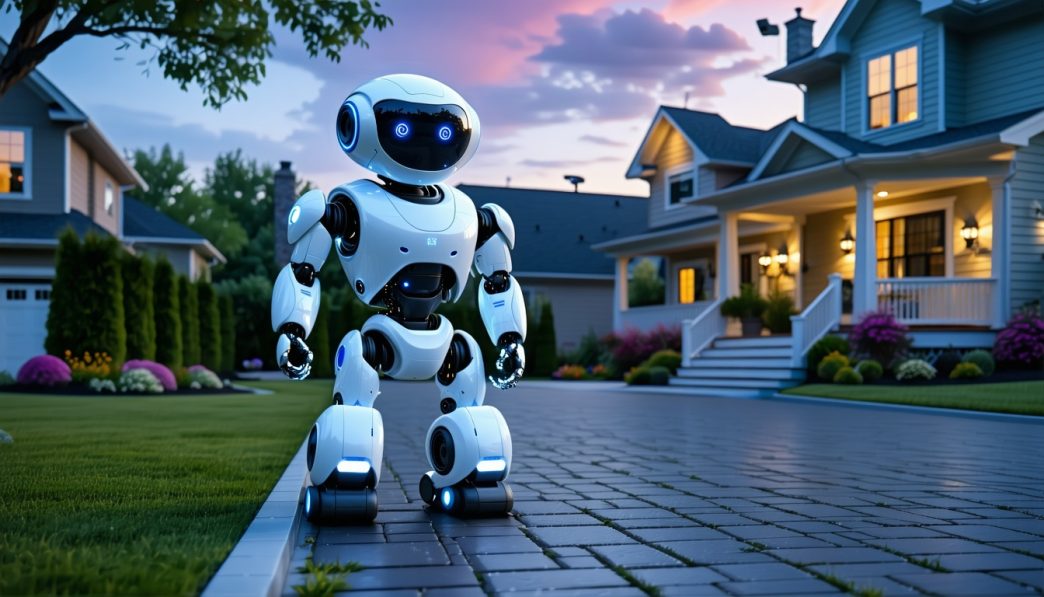 robots patrolling homes and properties