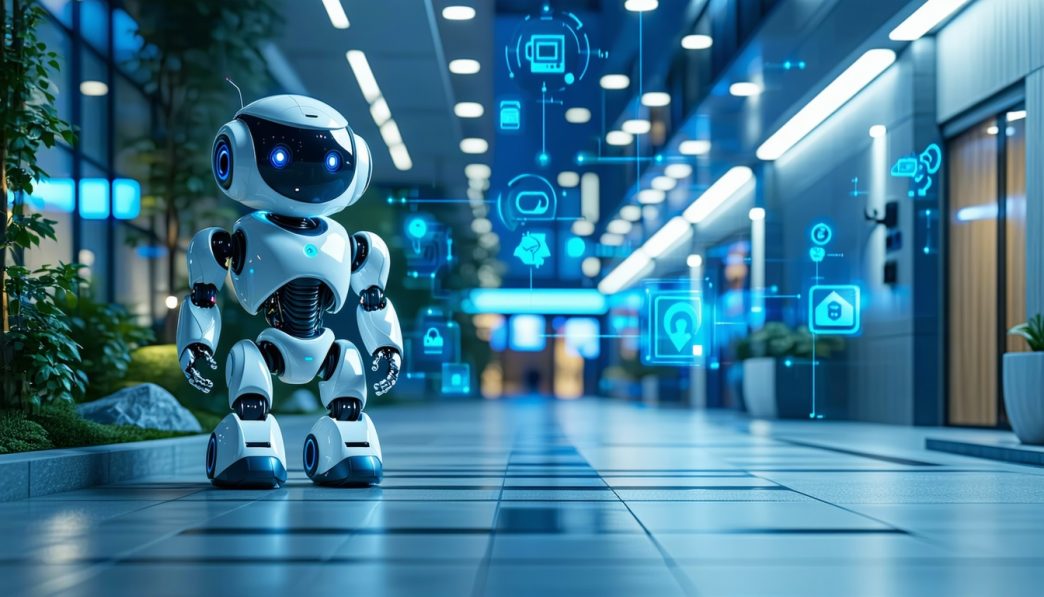 robots integrated with smart security systems