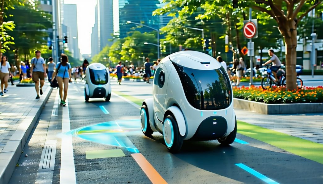 rideable robots for short trips