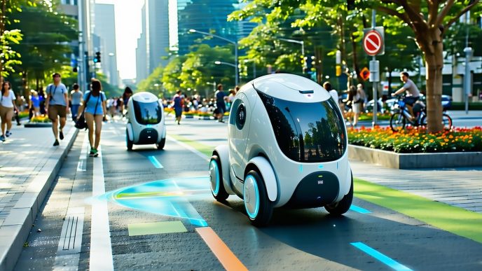 rideable robots for short trips