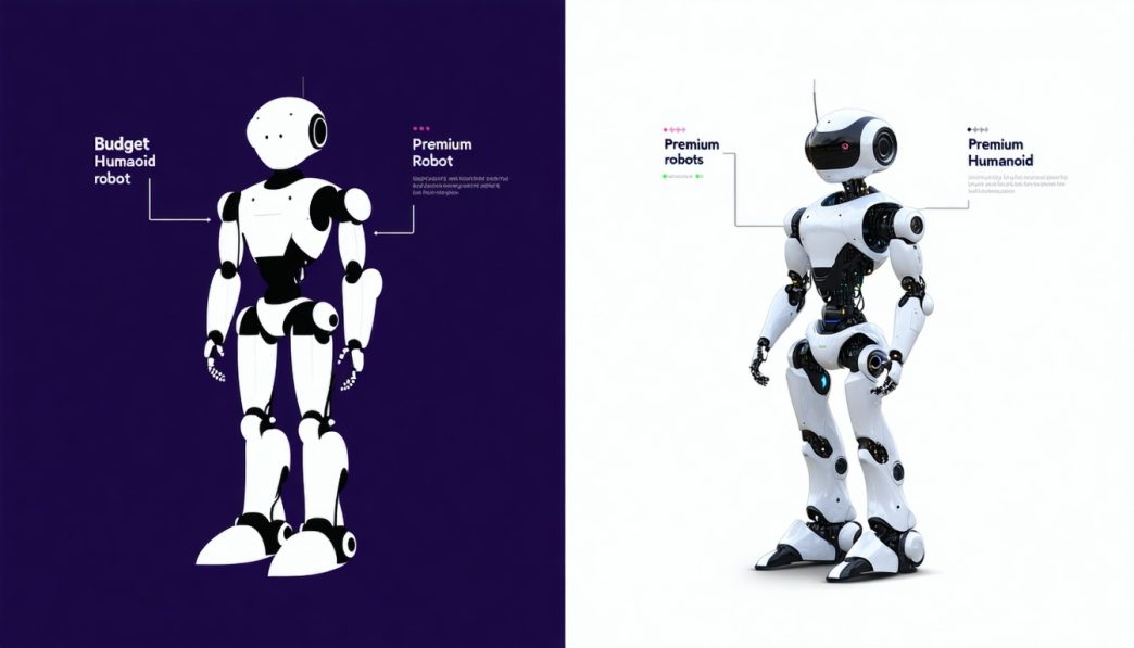 budget humanoid robots vs premium humanoid robots