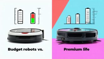 battery life budget robots vs premium robots