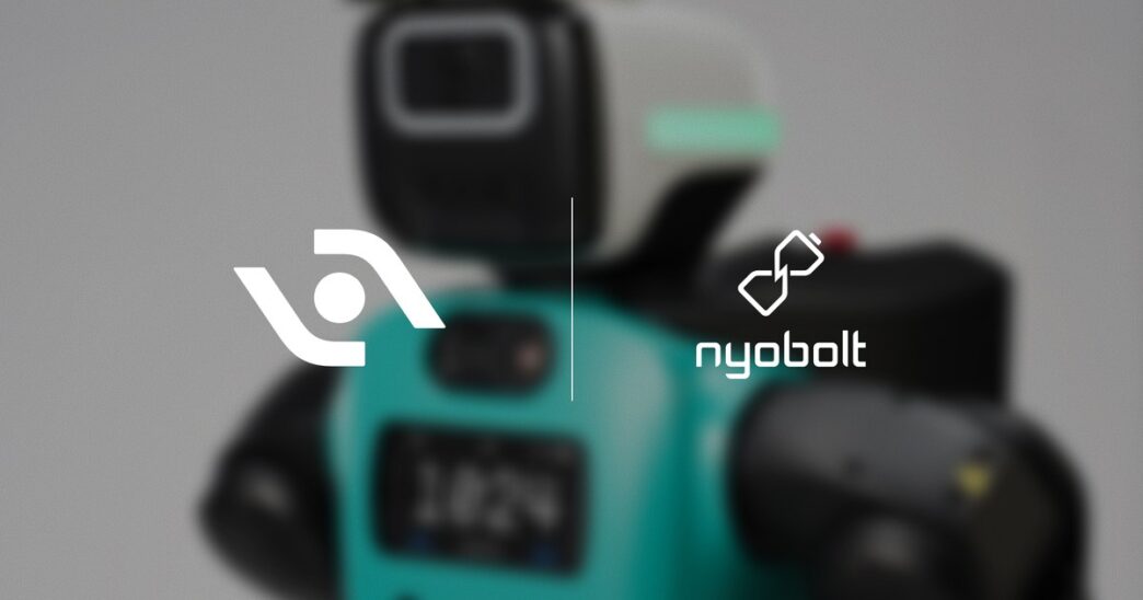 Agility Digit 5 humanoid robot with Nyobolt ultra-fast charging partnership still from the October 15, 2026 announcement