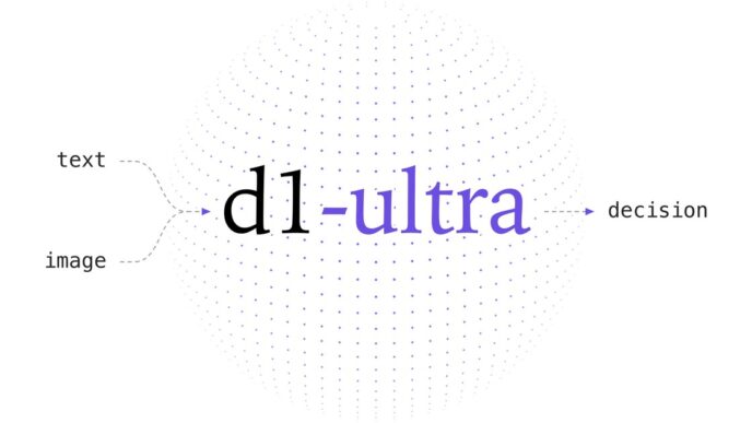 Soft abstract blue and teal liquid-style graphic from Liquid AI's d1-ultra blog hero, no burned-in title or price